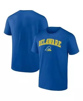 Мужская футболка с логотипом Royal Delaware Fightin' Blue Hens Campus Fanatics, синий