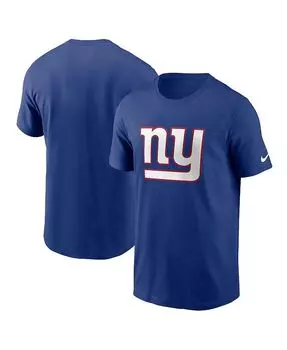 Мужская футболка с логотипом Royal New York Giants Primary Nike, синий