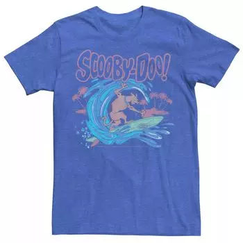 Мужская футболка с логотипом Scooby-Doo Surfing Title Licensed Character