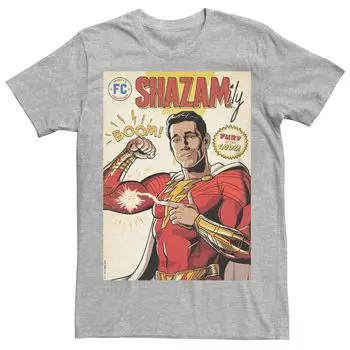 Мужская футболка с логотипом Shazam Fury Of The Gods Shazam Comic Licensed Character
