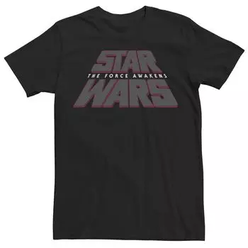 Мужская футболка с логотипом Slant Awakens и графическим рисунком Star Wars