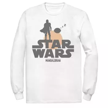 Мужская футболка с логотипом Star Wars The Mandalorian The Child Licensed Character