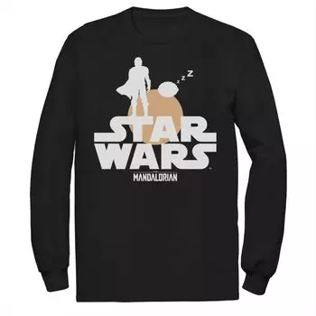Мужская футболка с логотипом Star Wars The Mandalorian The Child Licensed Character