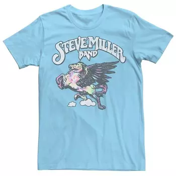 Мужская футболка с логотипом Steve Miller Tie Dye Pegasus Licensed Character, цвет Light Blue