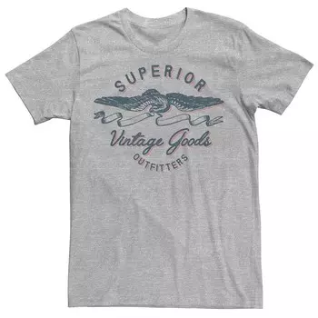 Мужская футболка с логотипом Superior Outfitters Vintage Goods Licensed Character, цвет Athletic Heather