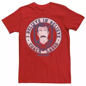 Мужская футболка с логотипом Ted Lasso I Believe In Believe Coach Lasso Licensed Character