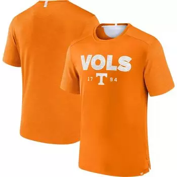 Мужская футболка с логотипом Tennessee Orange Tennessee Volunteers Defender Rush Fanatics