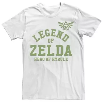 Мужская футболка с логотипом The Legend Of Zelda Hero Of Hyrule Licensed Character