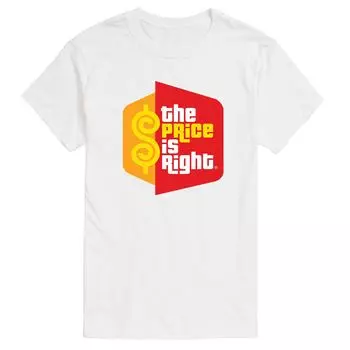 Мужская футболка с логотипом The Price Is Right Licensed Character