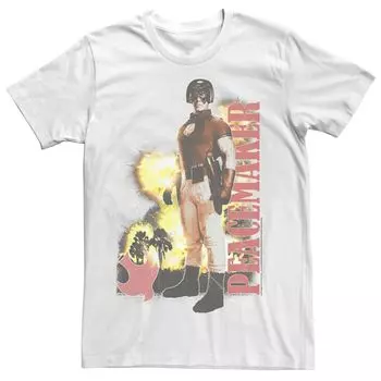 Мужская футболка с логотипом The Suicide Squad Peacemaker Explosion Licensed Character