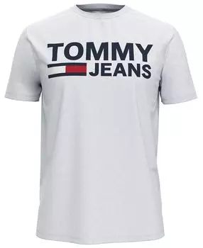 Мужская футболка с логотипом tommy hilfiger lock up Tommy Hilfiger, белый