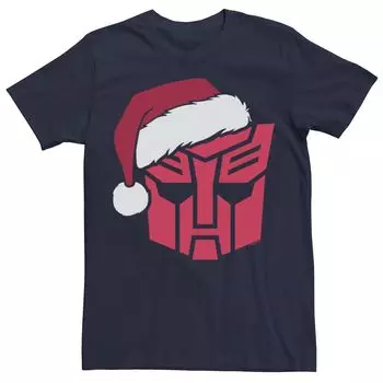 Мужская футболка с логотипом Transformers Christmas Autobots Santa Hat Licensed Character