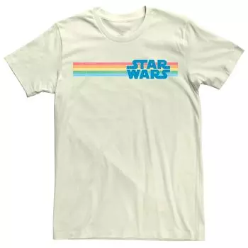 Мужская футболка с логотипом в несколько полосок Star Wars