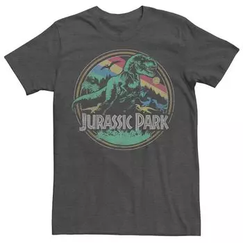 Мужская футболка с логотипом в стиле ретро «Парк Юрского периода T Rex» Licensed Character