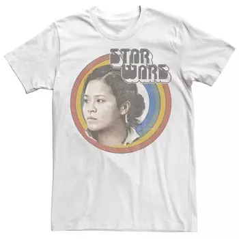 Мужская футболка с логотипом в стиле ретро «Звездные войны: Скайуокер. Восход» в стиле розы Star Wars, белый