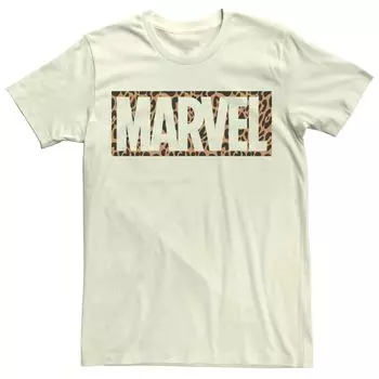 Мужская футболка с логотипом в виде кирпича с принтом гепарда Marvel