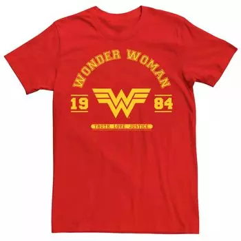 Мужская футболка с логотипом Wonder Woman Collegiate DC Comics