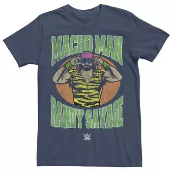 Мужская футболка с логотипом WWE Retro Randy Savage Licensed Character