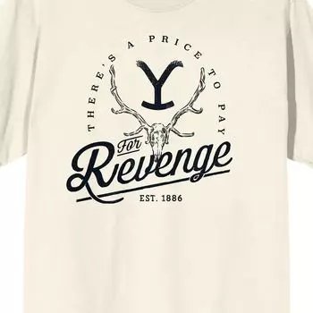 Мужская футболка с логотипом Yellowstone Revenge Licensed Character
