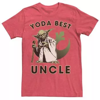 Мужская футболка с логотипом Yoda Best Uncle Rebel Star Wars