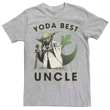 Мужская футболка с логотипом Yoda Best Uncle Rebel Star Wars