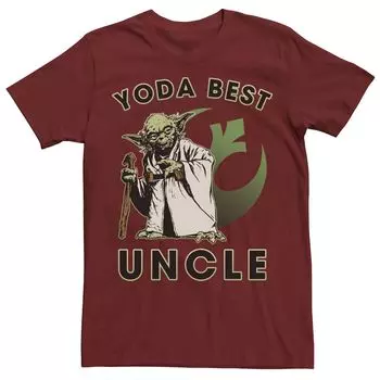 Мужская футболка с логотипом Yoda Best Uncle Rebel Star Wars