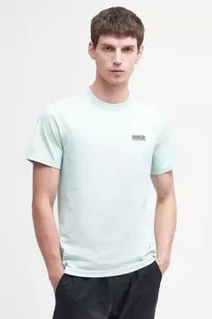Мужская футболка с маленьким логотипом из 100% хлопка Barbour International, зеленый