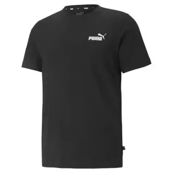 Мужская футболка с маленьким логотипом Puma Ess, чёрный