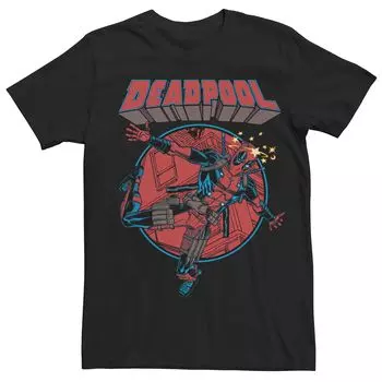 Мужская футболка с манекеном «Дэдпул» из комиксов Marvel Licensed Character