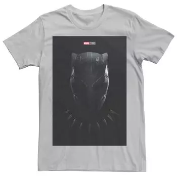 Мужская футболка с маской и плакатом Marvel Wakanda Forever Black Panther Licensed Character