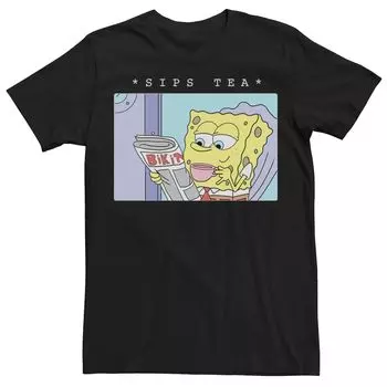 Мужская футболка с мемом «Губка Боб Квадратные Штаны» Licensed Character