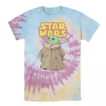 Мужская футболка с милым логотипом Star Wars The Mandalorian The Child Licensed Character