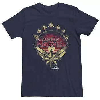 Мужская футболка с моделью самолета Captain Marvel Licensed Character