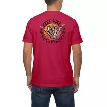Мужская футболка с мрачной графикой Reef, цвет mountain red
