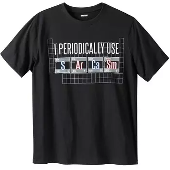 Мужская футболка с надписью Kingsize Big & Tall с рисунком KingSize, цвет Periodically