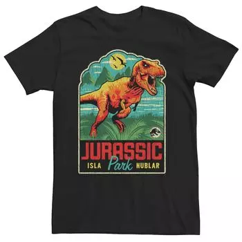 Мужская футболка с надписью «Парк Юрского периода T-Rex Roaring Gift Shop» Licensed Character