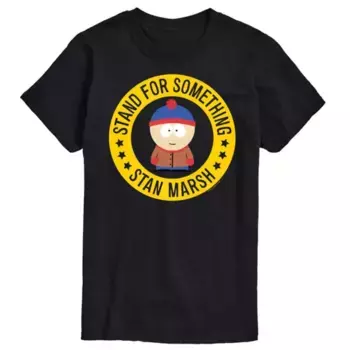 Мужская футболка с надписью «South Park Stand for Something» Licensed Character, черный