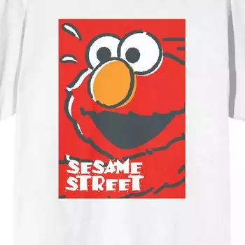 Мужская футболка с надписью «Улица Сезам» Elmo Laughing Licensed Character