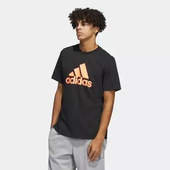 Мужская футболка с наполнителем GT Adidas, черный