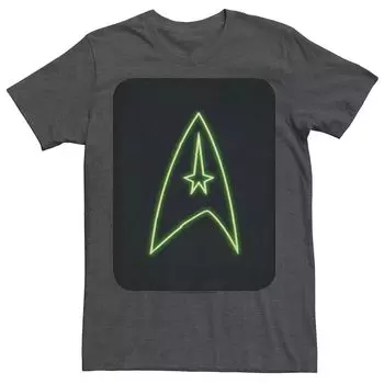 Мужская футболка с неоновой символикой Star Trek Licensed Character