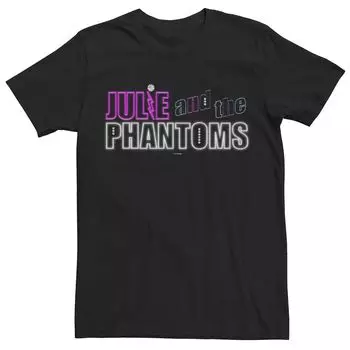 Мужская футболка с неоновым логотипом Julie And The Phantoms Licensed Character