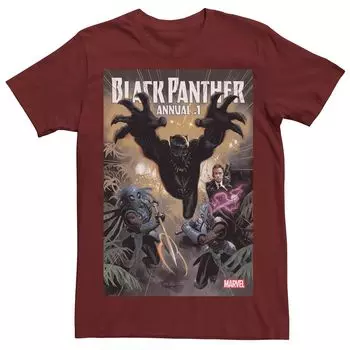 Мужская футболка с обложкой комикса Marvel's Black Panther Annual #1 Licensed Character