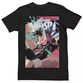 Мужская футболка с обложкой комикса Marvel's The Unstoppable Wasp (2018) #3 Licensed Character, черный
