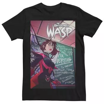 Мужская футболка с обложкой комикса Marvel's The Unstoppable Wasp (2018) #4 Licensed Character