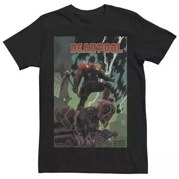 Мужская футболка с обложкой комиксов «Дэдпул и спокойной ночи» Comixology Marvel