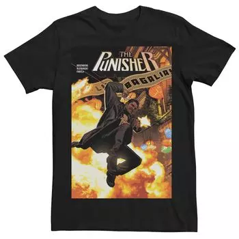 Мужская футболка с обложкой комиксов «Каратель» Marvel's Punisher Licensed Character