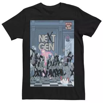 Мужская футболка с обложкой комиксов Marvel Age Of X-Man Next Gen Licensed Character