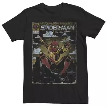 Мужская футболка с обложкой комиксов Marvel «Человек-паук: нет пути домой» Licensed Character