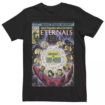 Мужская футболка с обложкой комиксов Marvel Eternals Immortals Walk The Earth в стиле ретро Licensed Character
