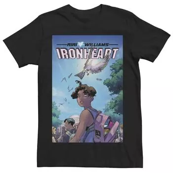 Мужская футболка с обложкой комиксов Marvel Ironheart Kidnapping Of Daija Licensed Character